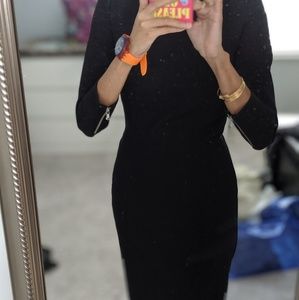 JCrew formal black dress